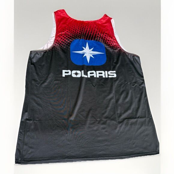 Polaris Sky King Tank Top Men’s 2XL Polyester Skull Riding Racing Snowmobile BMX - Picture 4 of 7